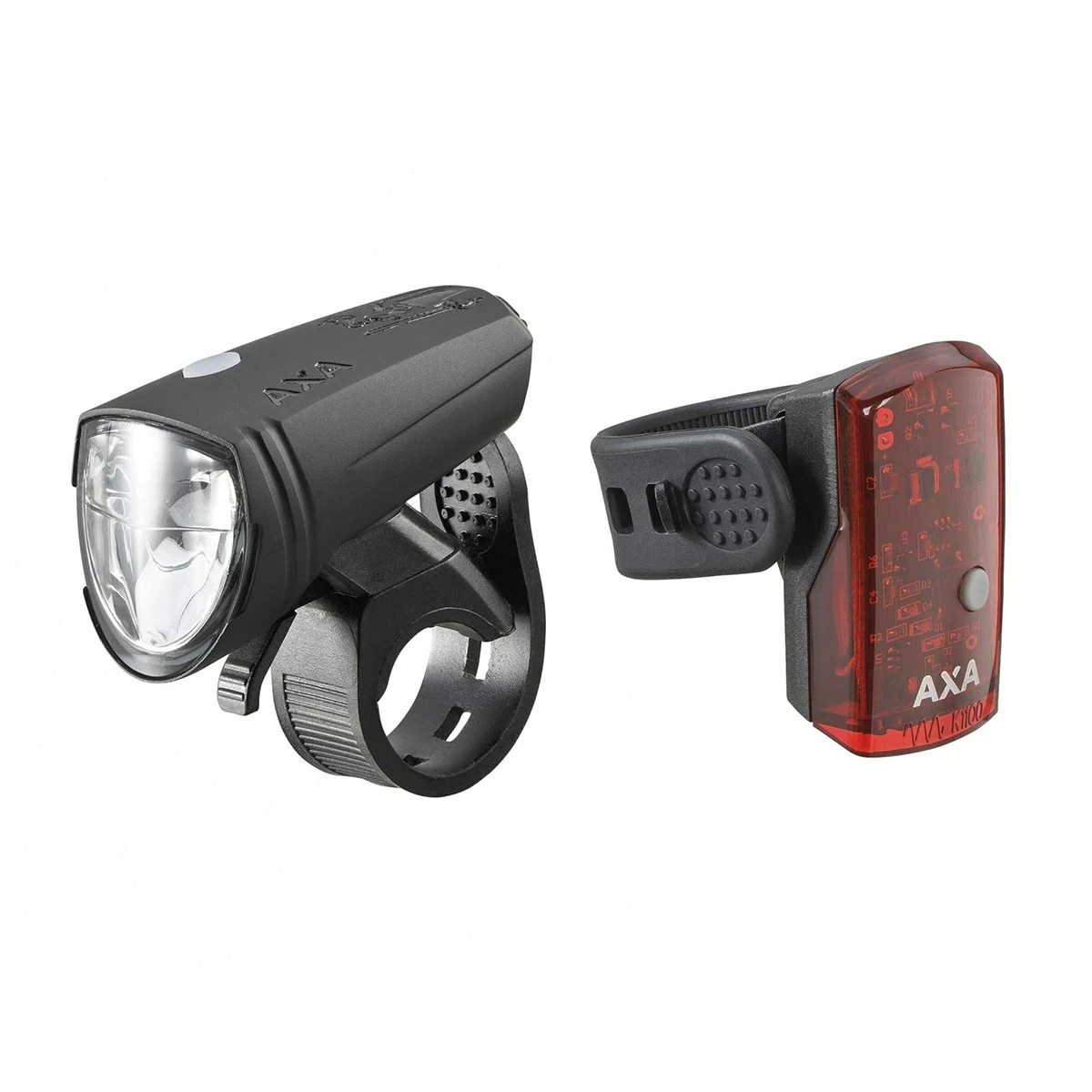 AXA Greenline 15 Lux Front Light + 1 LED Rear Light USB Lighting Set 3 AXA Greenline 15 Lux Front Light + 1 LED Rear Light USB Lighting Set