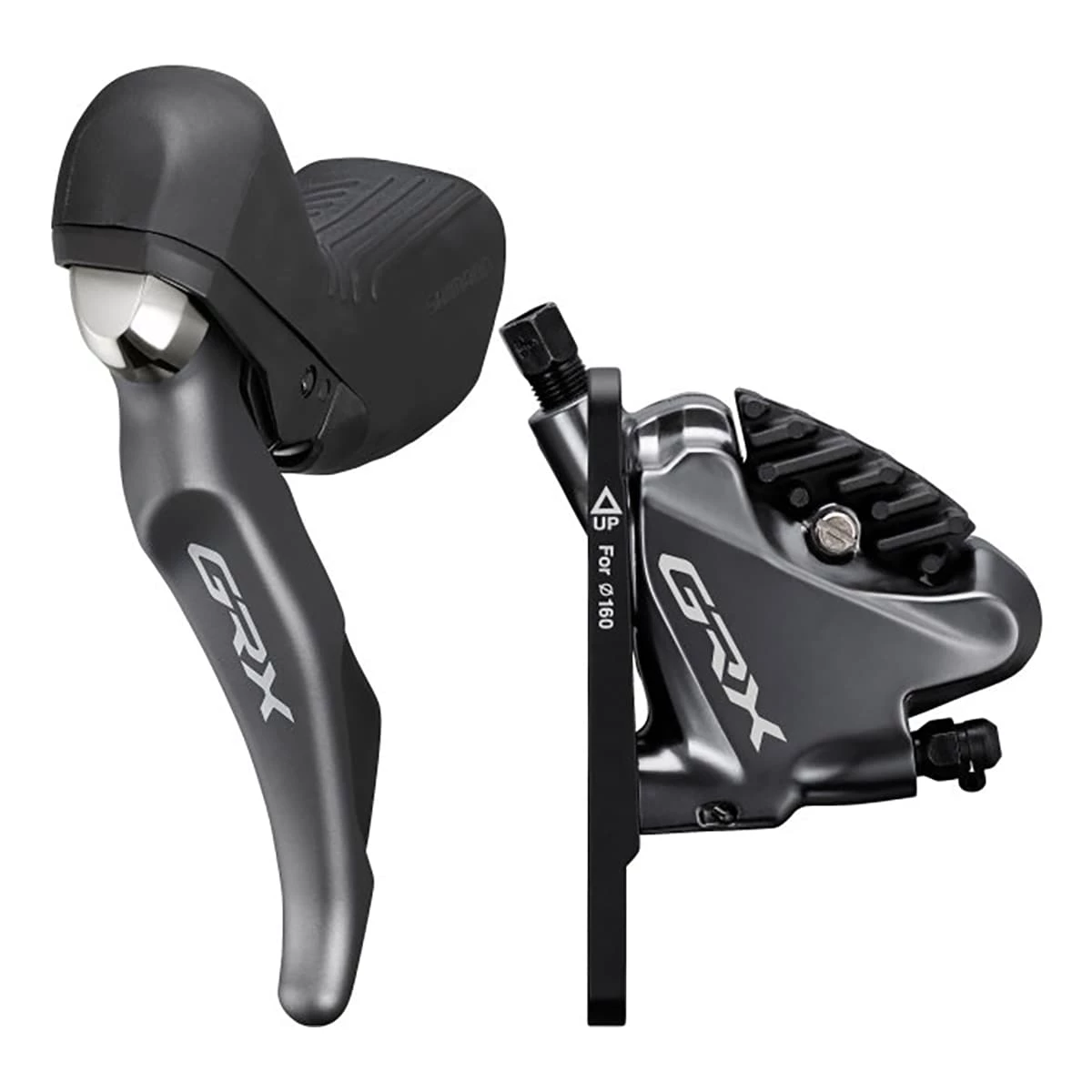 Shimano GRX ST-RX810 Brake/Shift Lever Combination 2x11 Speed With BR-RX810 Disc Brake Caliper (Front Or Rear) 3 Shimano GRX ST-RX810 Brake/Shift Lever Combination 2x11 Speed With BR-RX810 Disc Brake Caliper (Front Or Rear)