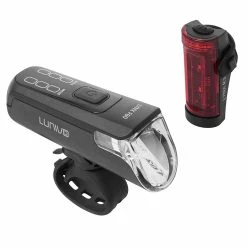 Lunivo Lynx F60 Rechargeable Front Light + Lynx R3 Rechargeable Rear Light Lighting Set